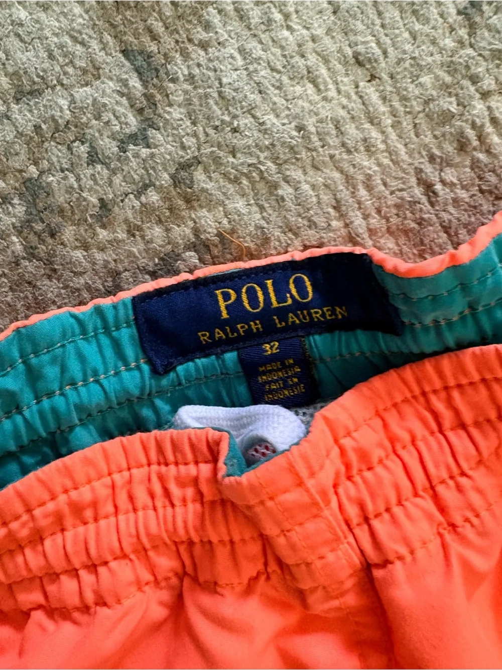 Polo Ralph Lauren Neon Orange Swim Trunks – 32